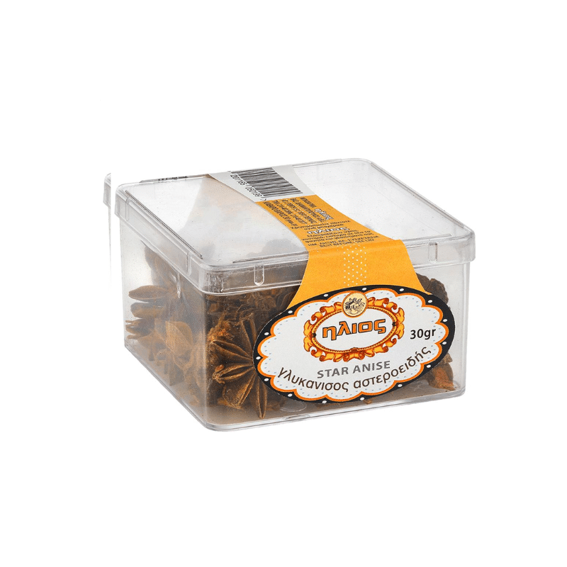 Stern Anis (30g) Ilios von Ilios bei Araxxon - Hochwertiges griechisches Produkt. Stern Anis (30g) Ilios από Ilios στο Araxxon - Αυθεντικό ελληνικό προϊόν.