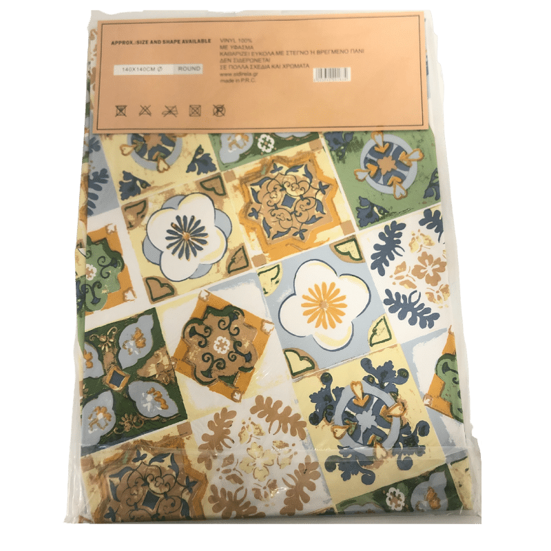 Tischdecke Rund 140x140 von Sidirela bei Araxxon - Hochwertiges griechisches Produkt. Tischdecke Rund 140x140 από Sidirela στο Araxxon - Αυθεντικό ελληνικό προϊόν.