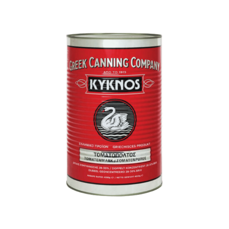 Tomatenmark Doppeltkonzentriert 28-30% (410g) Kyknos von Kyknos bei Araxxon - Hochwertiges griechisches Produkt. Tomatenmark Doppeltkonzentriert 28-30% (410g) Kyknos από Kyknos στο Araxxon - Αυθεντικό ελληνικό προϊόν.