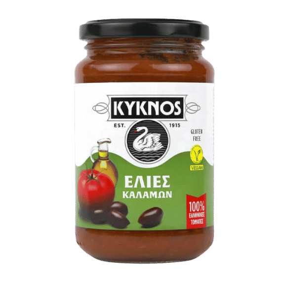 Tomatensauce mit Kalamata Oliven (350g) Kyknos - Araxxon