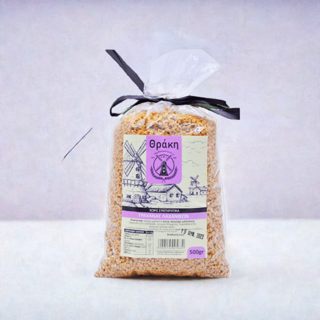 Trahanas Gemüse Thraki (500g) von Thraki bei Araxxon - Hochwertiges griechisches Produkt. Trahanas Gemüse Thraki (500g) από Thraki στο Araxxon - Αυθεντικό ελληνικό προϊόν.