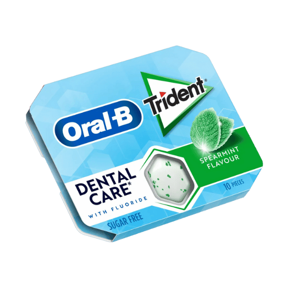 Trident Oral B Spearmint Zuckerfrei (17g) - Araxxon