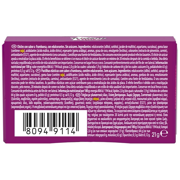 Trident Vibes Himbeere Kaugummi (21g) - Araxxon