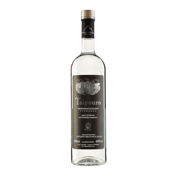 Tsipouro Tirnavou ohne Anis (700ml) Katsaros - Araxxon
