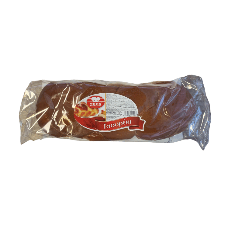Tsoureki Plexouda Osterbrot (400g) Akis von Akis bei Araxxon - Hochwertiges griechisches Produkt. Tsoureki Plexouda Osterbrot (400g) Akis από Akis στο Araxxon - Αυθεντικό ελληνικό προϊόν.