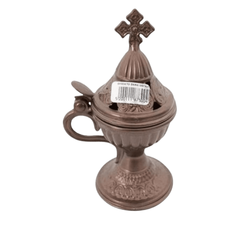 Weihrauchbrenner Metal von Ohne Marke bei Araxxon - Hochwertiges griechisches Produkt. Weihrauchbrenner Metal από Ohne Marke στο Araxxon - Αυθεντικό ελληνικό προϊόν.