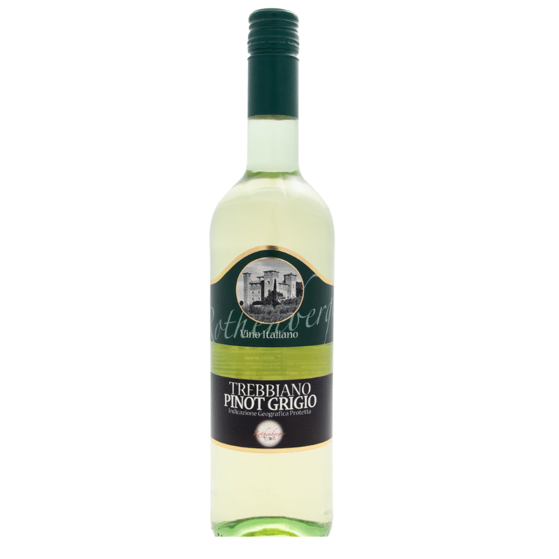 Weisswein Pinot Grigio Trebbiano IGP Veneta trocken 11,5% vol. (750ml) von Rothenberger bei Araxxon - Hochwertiges griechisches Produkt. Weisswein Pinot Grigio Trebbiano IGP Veneta trocken 11,5% vol. (750ml) από Rothenberger στο Araxxon - Αυθεντικό ελληνικό προϊόν.