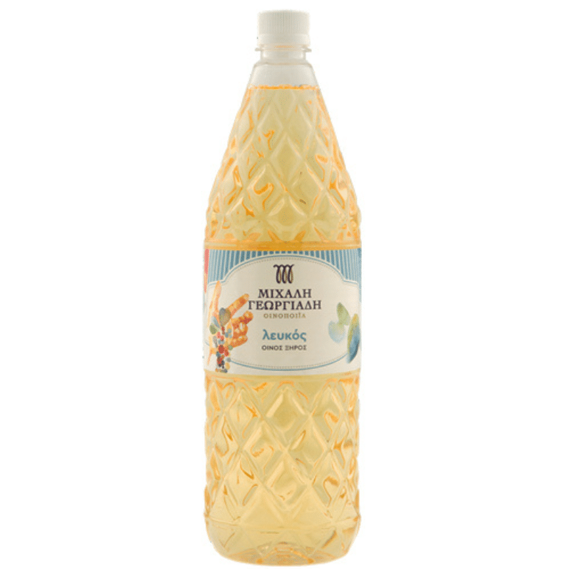 Weißwein trocken (1,5l) Georgiadi Michali von Georgiadis Bros S.A. bei Araxxon - Hochwertiges griechisches Produkt. Weißwein trocken (1,5l) Georgiadi Michali από Georgiadis Bros S.A. στο Araxxon - Αυθεντικό ελληνικό προϊόν.