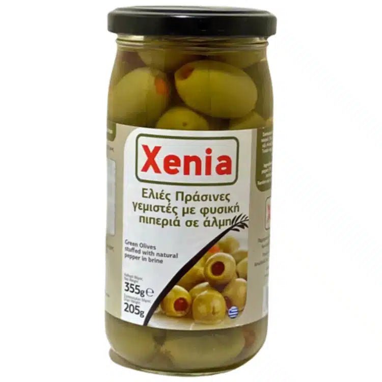 Xenia Oliven Grüne Paprika in Glas (355g) von Xenia bei Araxxon - Hochwertiges griechisches Produkt. Xenia Oliven Grüne Paprika in Glas (355g) από Xenia στο Araxxon - Αυθεντικό ελληνικό προϊόν.