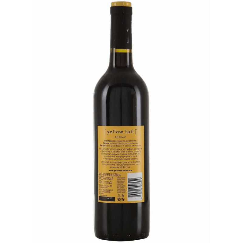 Yellow Tail Shiraz Rotwein (750ml) von Yenda bei Araxxon - Hochwertiges griechisches Produkt. Yellow Tail Shiraz Rotwein (750ml) από Yenda στο Araxxon - Αυθεντικό ελληνικό προϊόν.