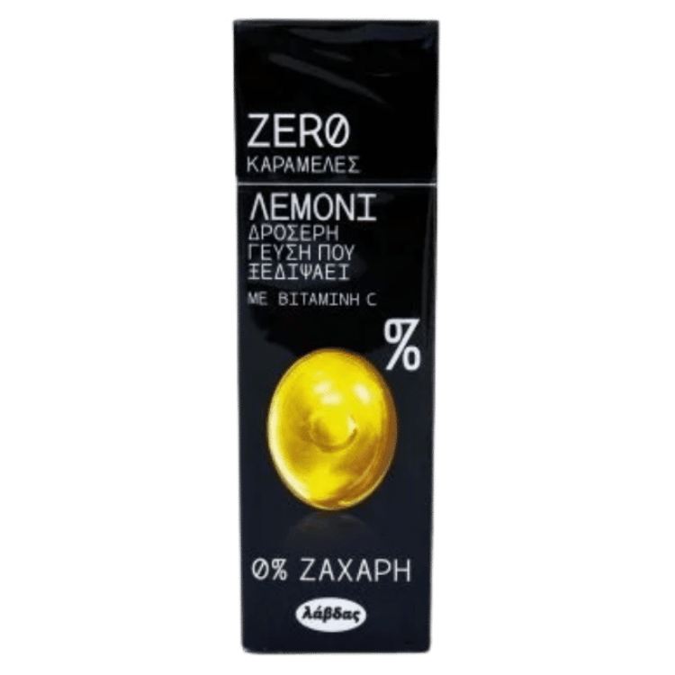 Zero Bonbons Zitrone (32g) Lavdas von Lavdas bei Araxxon - Hochwertiges griechisches Produkt. Zero Bonbons Zitrone (32g) Lavdas από Lavdas στο Araxxon - Αυθεντικό ελληνικό προϊόν.
