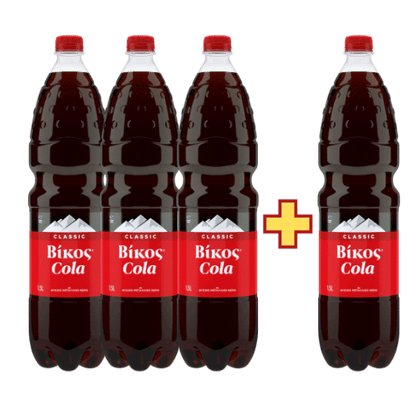 [3+1 GRATIS] Vikos Cola (1,5L) - Araxxon