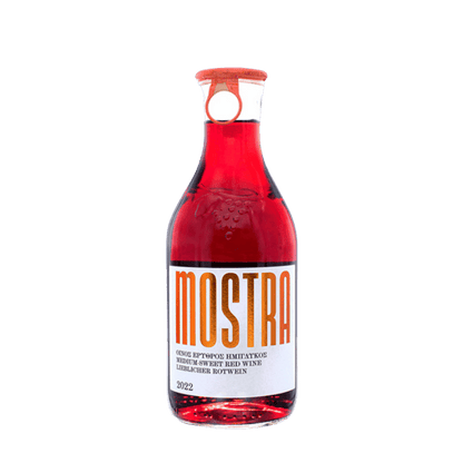Mostra Imiglykos Rot (500ml) Tsililis von Tsililis bei Araxxon  - Hochwertiges griechisches Produkt.   Mostra Imiglykos Rot (500ml) Tsililis από Tsililis στο Araxxon  - Αυθεντικό ελληνικό προϊόν.  