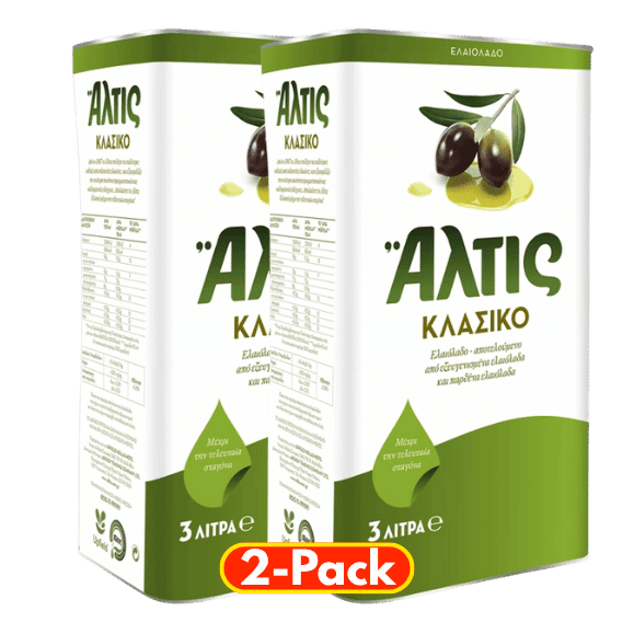 Altis Olivenöl Familienpack (2x3l) Klassik von Altis bei Araxxon  - Hochwertiges griechisches Produkt.   Altis Olivenöl Familienpack (2x3l) Klassik από Altis στο Araxxon  - Αυθεντικό ελληνικό προϊόν.  