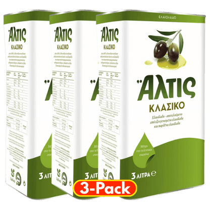 Altis Olivenöl Familienpack (3x3l) Klassik von Altis bei Araxxon  - Hochwertiges griechisches Produkt.   Altis Olivenöl Familienpack (3x3l) Klassik από Altis στο Araxxon  - Αυθεντικό ελληνικό προϊόν.  
