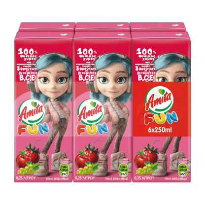 Amita Fun Roter Saft (6x250ml) Multipack - Araxxon