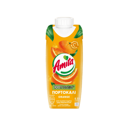 Amita Natürlicher Orangensaft (330ml) von Amita bei Araxxon  - Hochwertiges griechisches Produkt.   Amita Natürlicher Orangensaft (330ml) από Amita στο Araxxon  - Αυθεντικό ελληνικό προϊόν.  