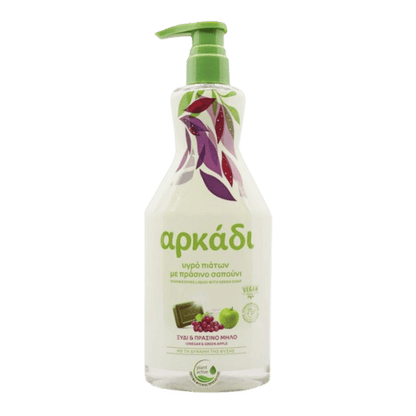 Flüssiger Geschirrspülmittel Essig & Apfel (550ml) Arkadi von Arkadi bei Araxxon  - Hochwertiges griechisches Produkt.   Flüssiger Geschirrspülmittel Essig & Apfel (550ml) Arkadi από Arkadi στο Araxxon  - Αυθεντικό ελληνικό προϊόν.  