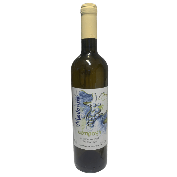 Asprogi Weißwein trocken (750ml) Mantovani - Araxxon