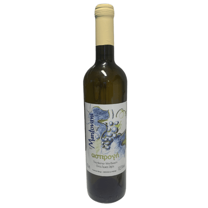 Asprogi Weißwein trocken (750ml) Mantovani - Araxxon