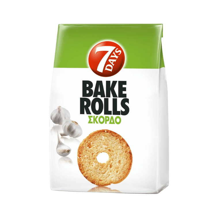 Bake Rolls Knoblauch (150g) 7 Days - Araxxon