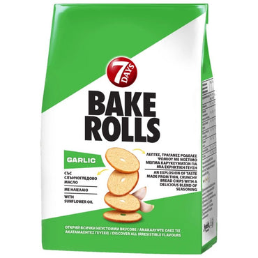 Bake Rolls Knoblauch (150g) 7 Days - Araxxon