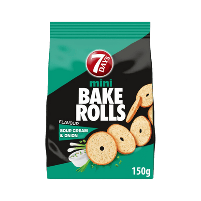 Bake Rolls Mini Sourcream (150g) 7 Days - Araxxon