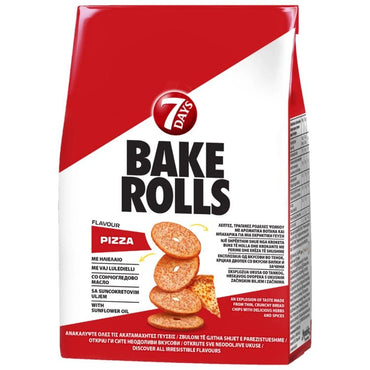 Bake Rolls Pizza (150g) 7 Days von 7 Days bei Araxxon  - Hochwertiges griechisches Produkt.   Bake Rolls Pizza (150g) 7 Days από 7 Days στο Araxxon  - Αυθεντικό ελληνικό προϊόν.  