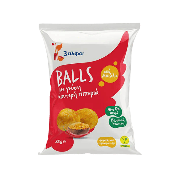 Balls scharfe Paprika aus Erbsen (85g) 3 Alfa - Araxxon