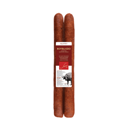Bauernwurst vom Büffel (350g) Sary von Sary bei Araxxon  - Hochwertiges griechisches Produkt.   Bauernwurst vom Büffel (350g) Sary από Sary στο Araxxon  - Αυθεντικό ελληνικό προϊόν.  