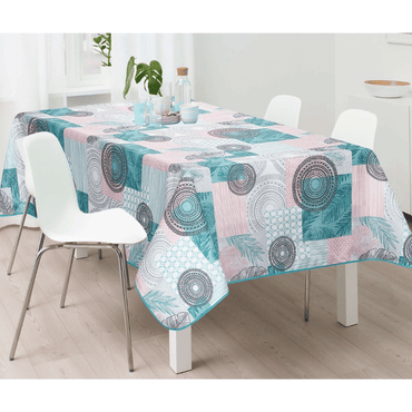 Bedruckte Tischdecke Beely-Pink 100% Polyester 150x180 von Kipper bei Araxxon  - Hochwertiges griechisches Produkt.   Bedruckte Tischdecke Beely-Pink 100% Polyester 150x180 από Kipper στο Araxxon  - Αυθεντικό ελληνικό προϊόν.  