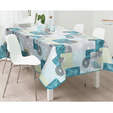 Bedruckte Tischdecke Beely-Yellow 100% Polyester 150x150 von Kipper bei Araxxon  - Hochwertiges griechisches Produkt.   Bedruckte Tischdecke Beely-Yellow 100% Polyester 150x150 από Kipper στο Araxxon  - Αυθεντικό ελληνικό προϊόν.  