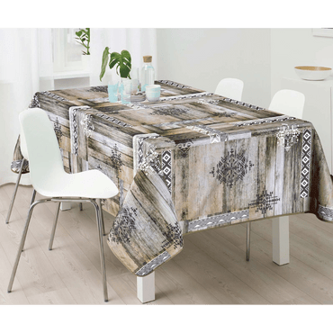 Bedruckte Tischdecke Karina 100% Polyester 150x180 von Kipper bei Araxxon  - Hochwertiges griechisches Produkt.   Bedruckte Tischdecke Karina 100% Polyester 150x180 από Kipper στο Araxxon  - Αυθεντικό ελληνικό προϊόν.  