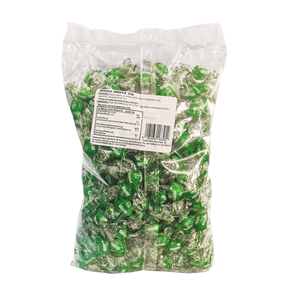 Bonbons Crystal mit Minzgeschmack (1Kg) Tulip - Araxxon