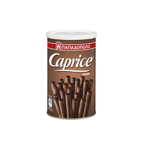Caprice Schokorollen (115g) dunkle Schokolade Papadopoulos - Araxxon
