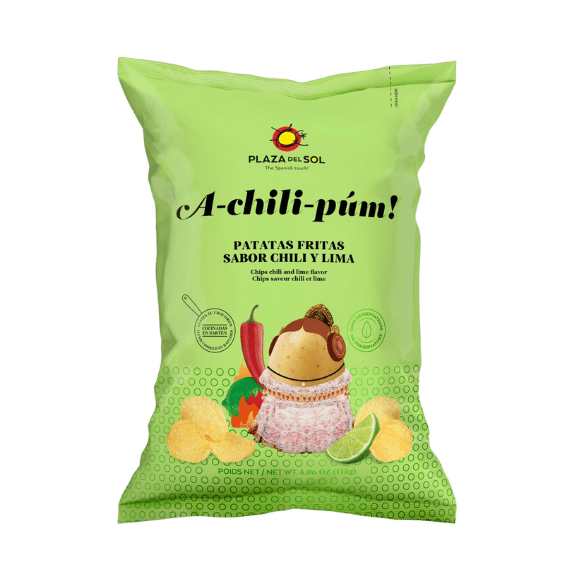 Chili & Limetten Kartoffelchips (115g) Plaza del Sol - Araxxon