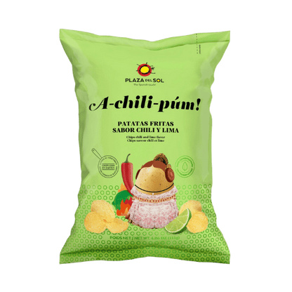 Chili & Limetten Kartoffelchips (115g) Plaza del Sol - Araxxon