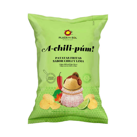 Chili & Limetten Kartoffelchips (115g) Plaza del Sol - Araxxon