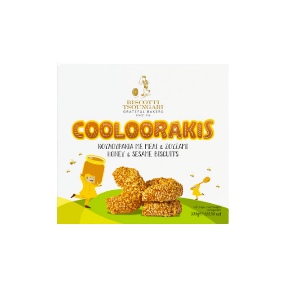 Cooloorakis mit Honig und Sesam (300g) Biscotti - Araxxon