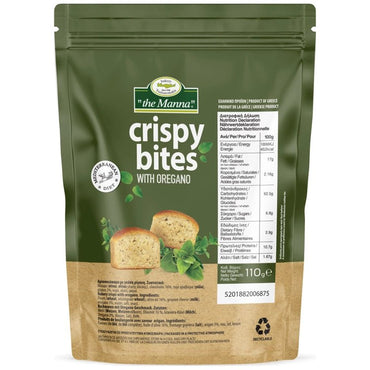 Crispy Bites mit Oregano (110g) To Manna von To Manna bei Araxxon  - Hochwertiges griechisches Produkt.   Crispy Bites mit Oregano (110g) To Manna από To Manna στο Araxxon  - Αυθεντικό ελληνικό προϊόν.  