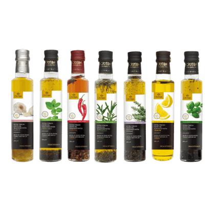 Critida Olivenöl Delicatessen Mix (7 Flasche) - Araxxon