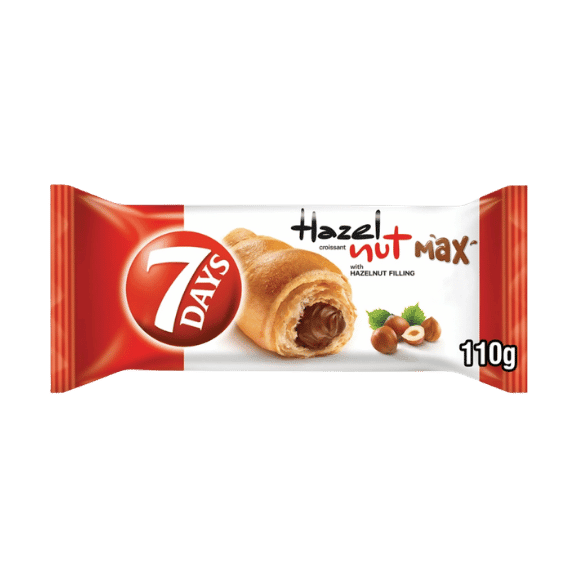 Croissant mit Haselnusscreme (110g) 7 Days - Araxxon