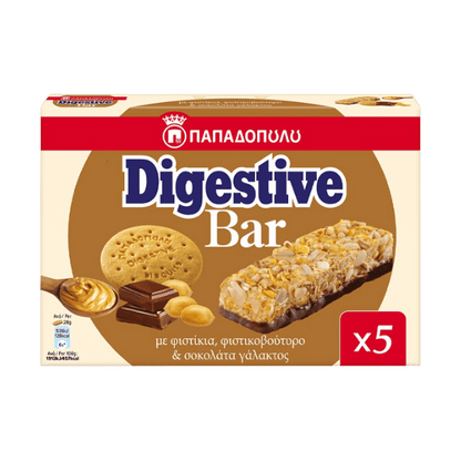 Digestive Bar mit Erdnüsse (5x28g) Papadopoulou - Araxxon