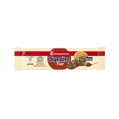 Digestive Bar mit Protein (Haselnuss) (28g) Papadopoulou - Araxxon