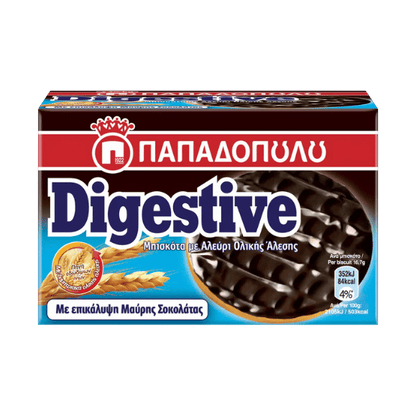 🎁 Digestive Kekse Dunkelschokolade (200g) Papadopoulos (100% off) - Araxxon