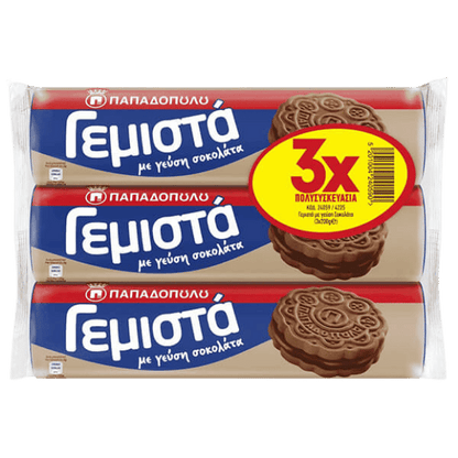 Doppelkekse Schokolade (3x200g) Papadopoulou - Araxxon