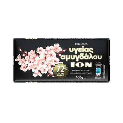 Dunkle Schokolade mit Mandeln (100g) ION - Araxxon