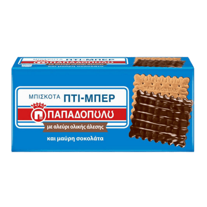 Dunkle Schokoladenkekse Petite - Beurre (200g) Papadopoulou - Araxxon