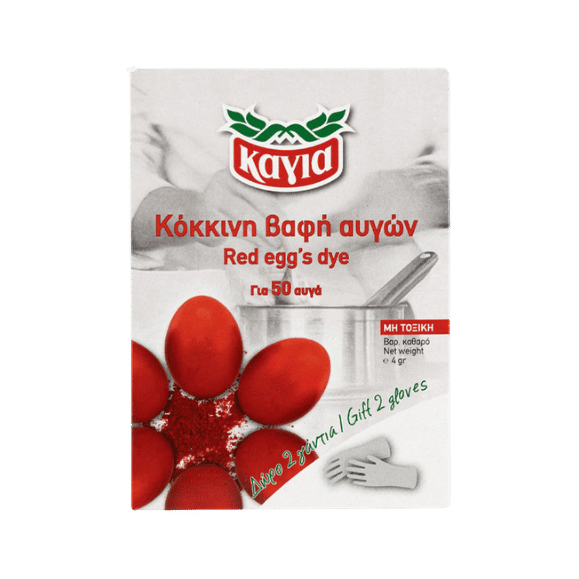 Eierfarbe rot mit Handschuhe (3g) Kagia - Araxxon