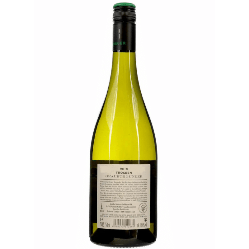 Emil Bauer Grauburgunder Weißwein (750ml) von Emil Bauer bei Araxxon  - Hochwertiges griechisches Produkt.   Emil Bauer Grauburgunder Weißwein (750ml) από Emil Bauer στο Araxxon  - Αυθεντικό ελληνικό προϊόν.  